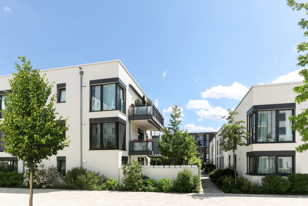 Residential,Area,With,Ecological,And,Sustainable,Green,Residential,Buildings,,Low-energy