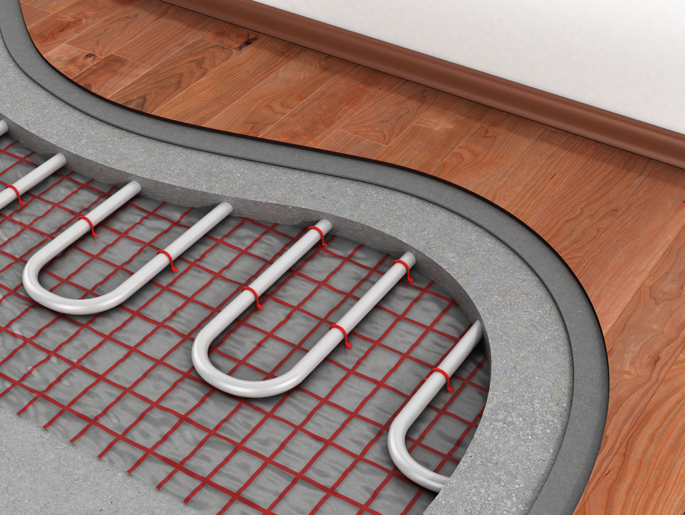 Floor,Heating,System.,We,See,Layers,Of,Insulation,For,Heating.